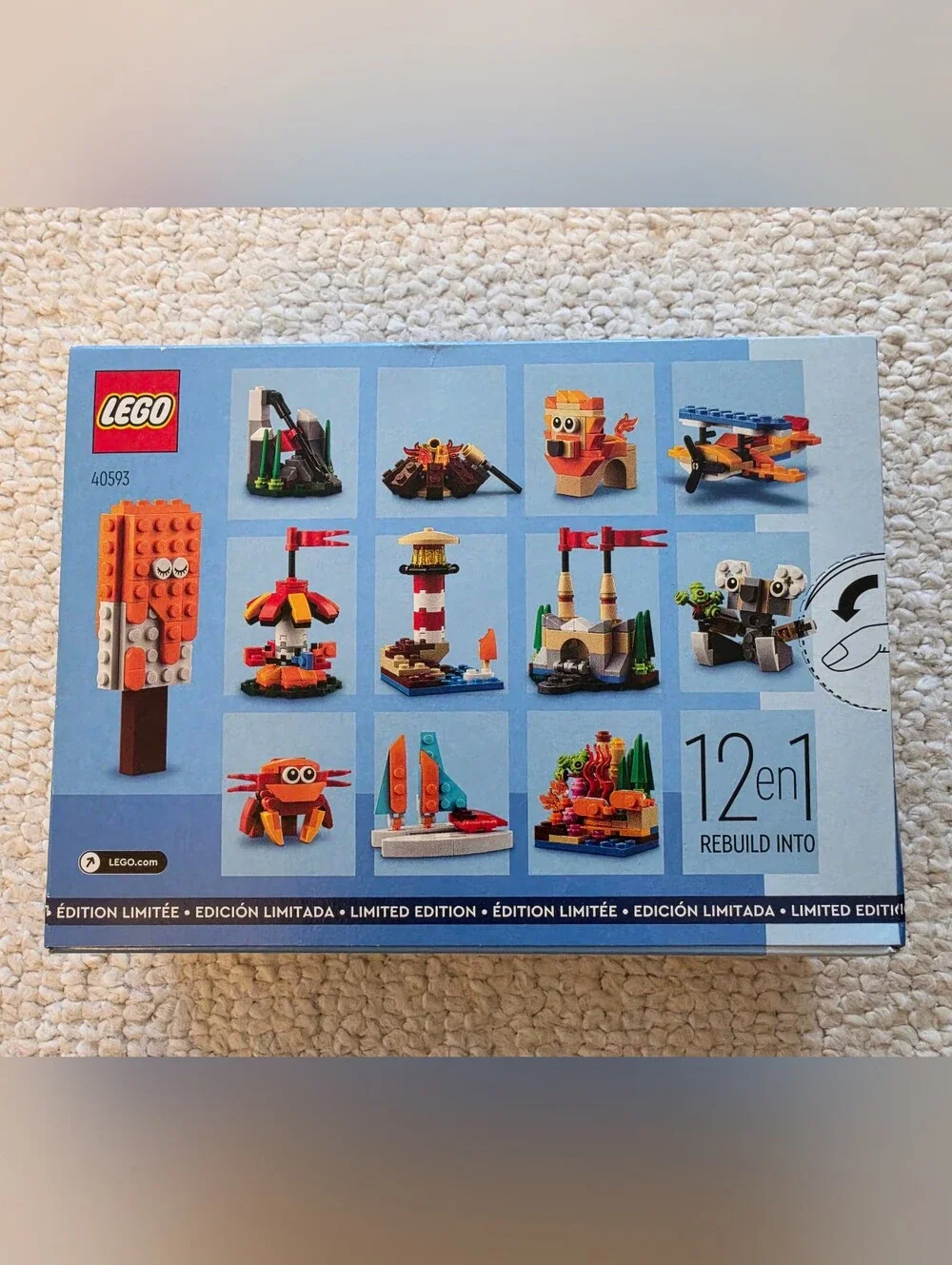 LEGO (40593) Fun Creativity 12-in-1 + Spring Fun VIP Add-On Pack (40606)